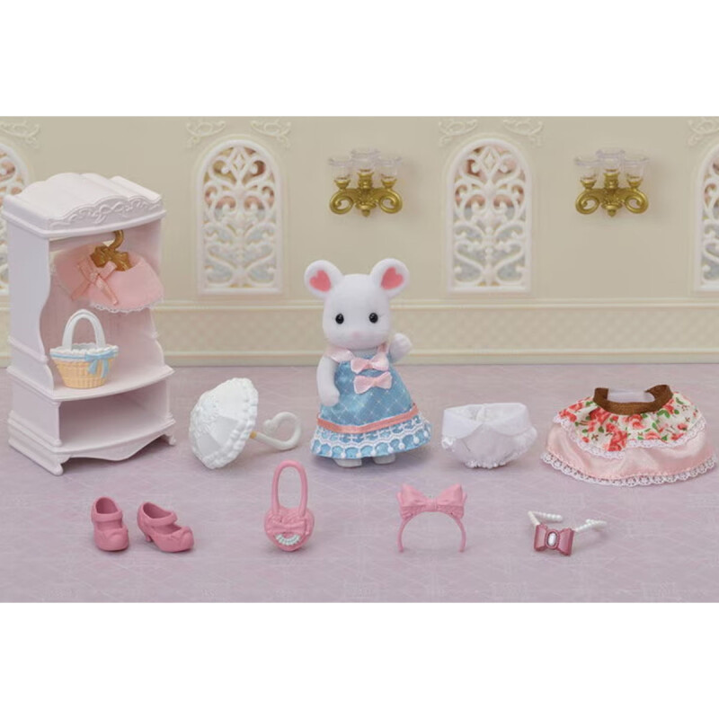 Conjunto de juego de moda Colección Sugar Sweet Sylvanian Families Conjunto de juego de moda Colección Sugar Sweet Sylvanian Families