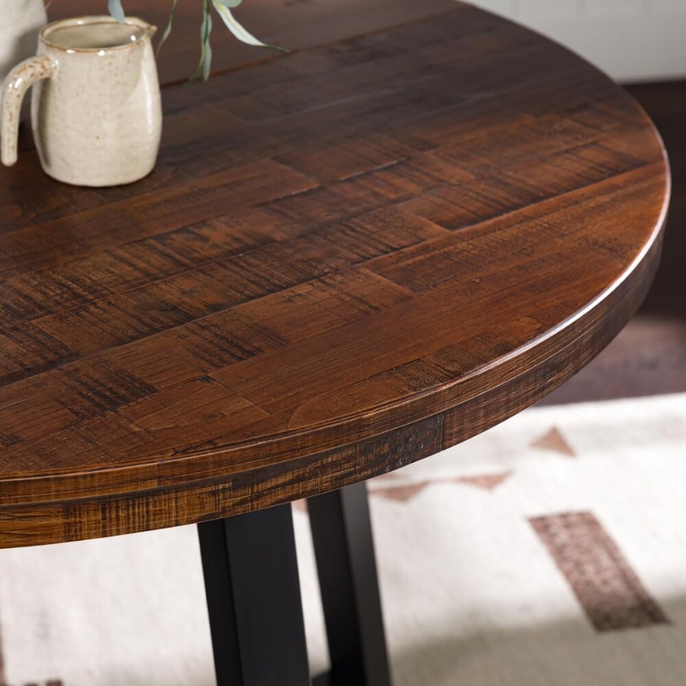 Mesa de Comedor Redonda Madera natural - Niara Mesa de Comedor Redonda Madera natural - Niara