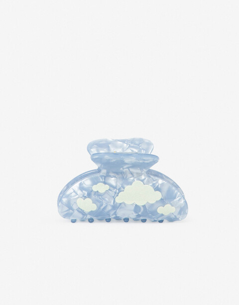 Broche Acrilico Broche Acrílico Nube - Azul Celeste