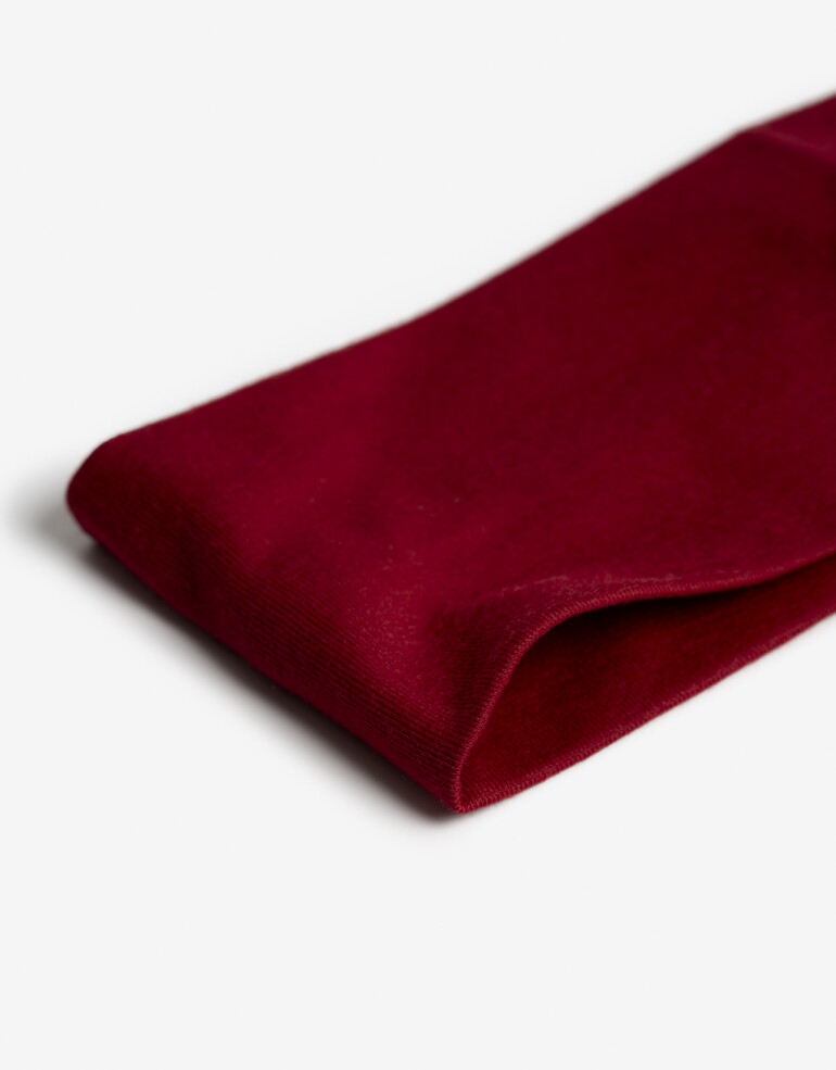 Vinchas Textiles Lisas Vincha Textil Sporty - Rojo Medio