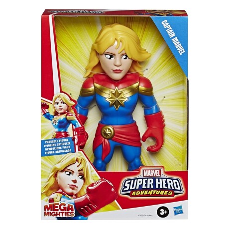 Figura Hero Mega Migthies Playskool Marvel Hasbro Azul oscuro