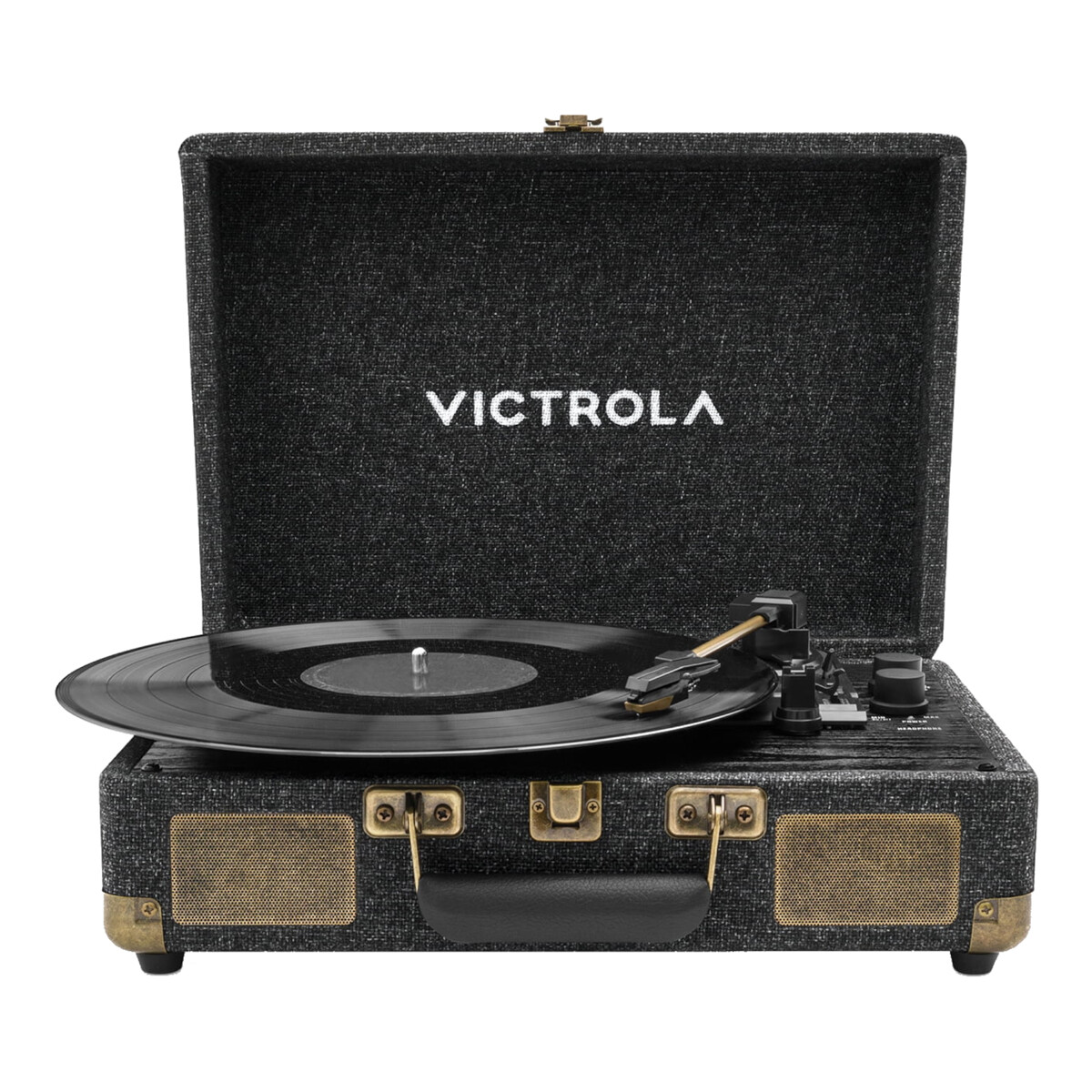 Tocadiscos Victrola Modelo Venture Suitcase VSC-680SB Negro 