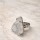 Raw Stone Ring Traslucido
