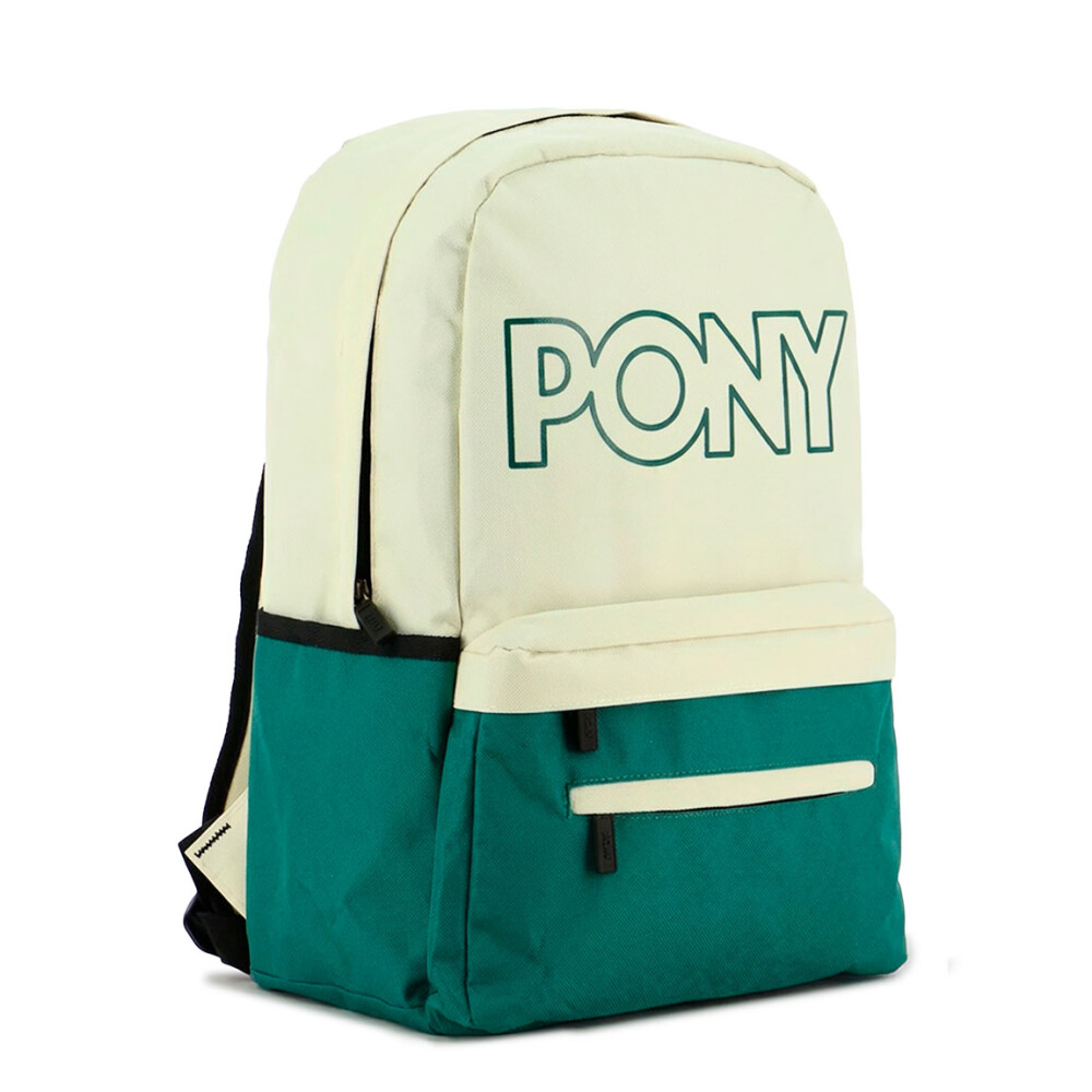 Pony mochila Soho - Verde/Gris Verde-Gris