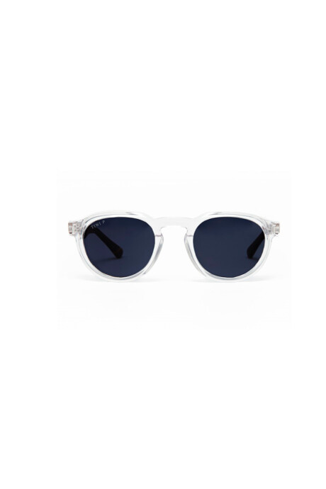 Lentes Tiwi Dean Cristal White With Blue Lenses