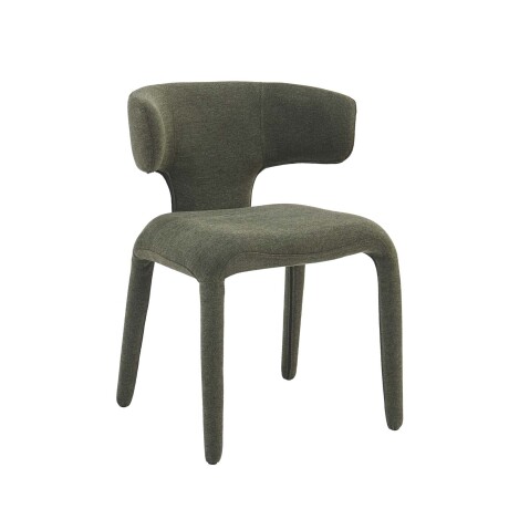 SILLA DE COMEDOR METAL-Y-TELA VERDE BEATRIZ