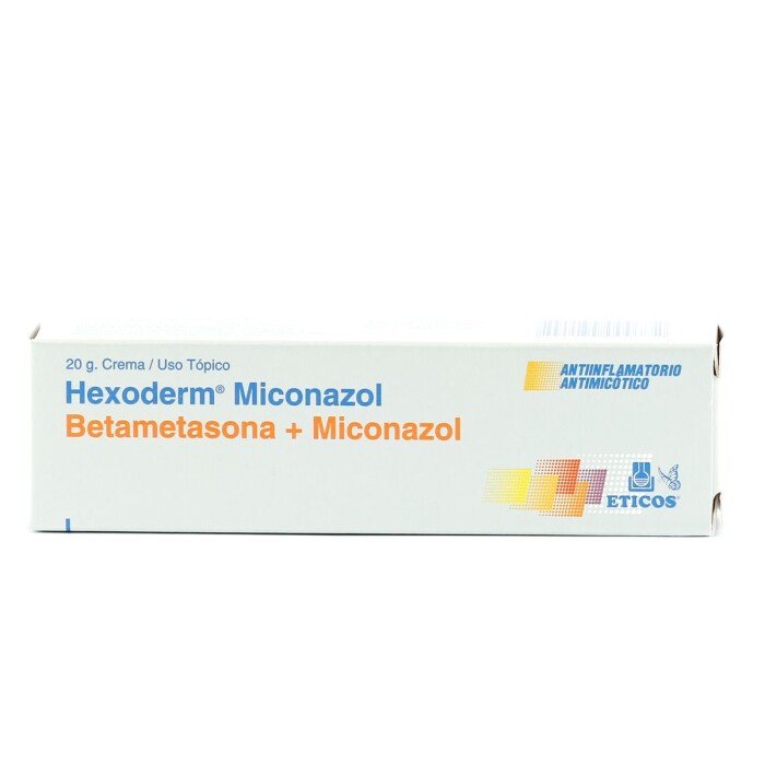 HEXODERM MICONAZOL CREMA CJ X 20 GRAMOS única