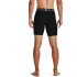 UA HG Armour Shorts-WHT BLK-001