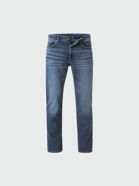 BOSS Jeans Slim Fit de Denim Azul Alta Automática
