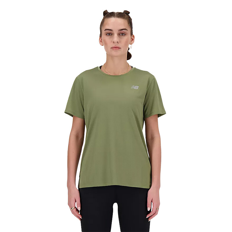 Remera New Balance Short Sleeve Verde