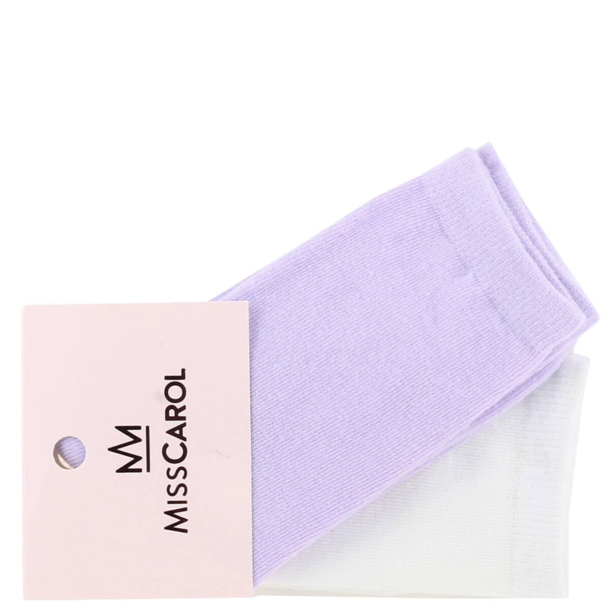 Media pack x2 largo MissCarol - Lilac/White 