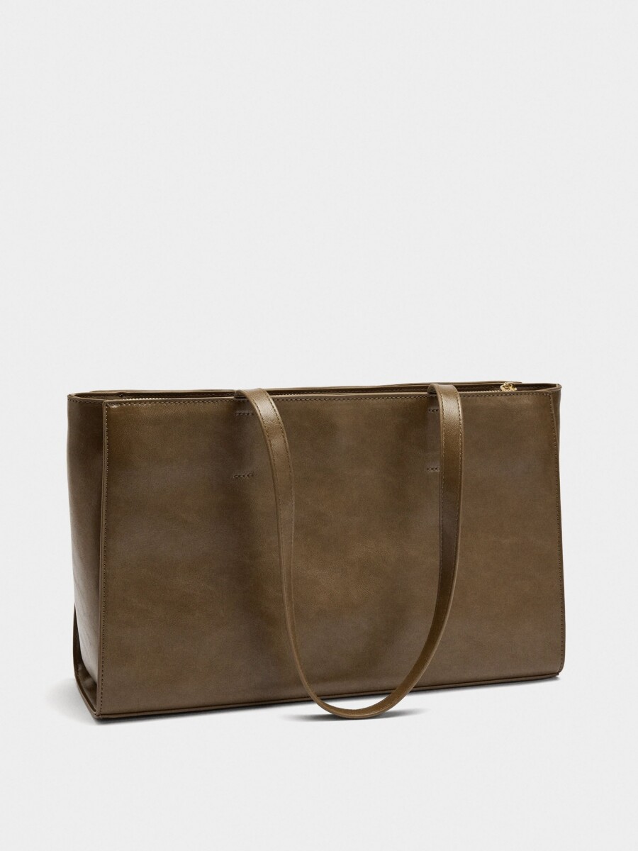 Bolso Para Portátil 13" Liso camel
