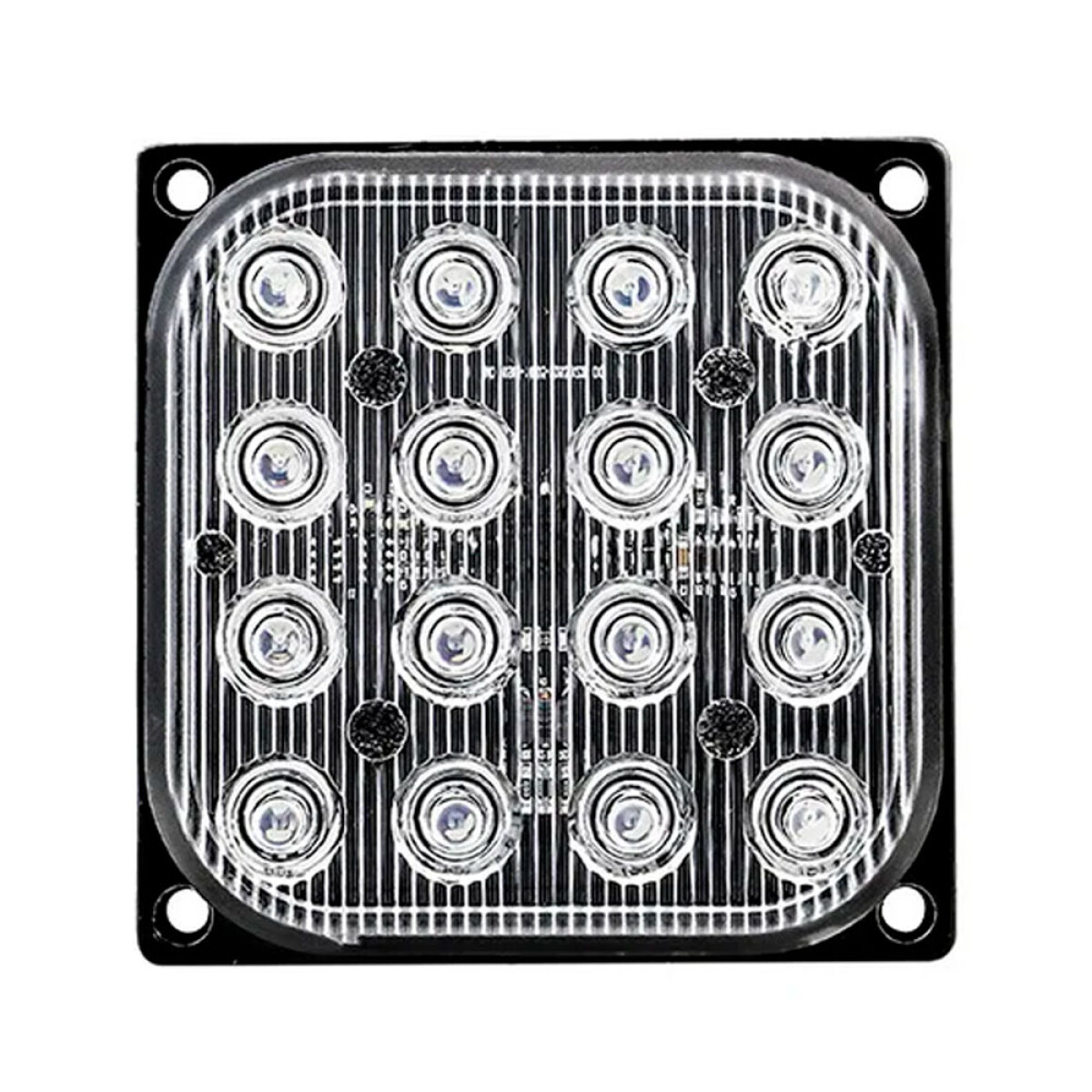 FAROL - FARO 16 LED AZUL 85X85 12/24V - 