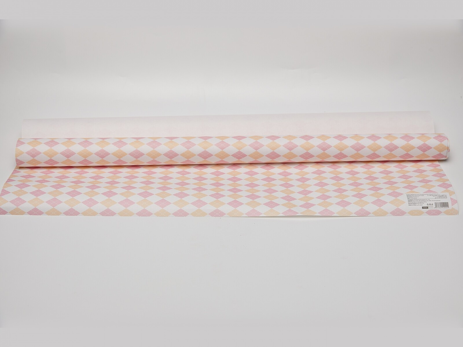 PAPEL DE REGALO ROMBO (ROSA/70*140 CM) 