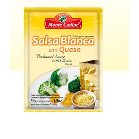 SALSA BLANCA MONTE CUDINE 54G C/QUESO SALSA BLANCA MONTE CUDINE 54G C/QUESO