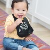 Babero de silicona con bolsillo Rainbow