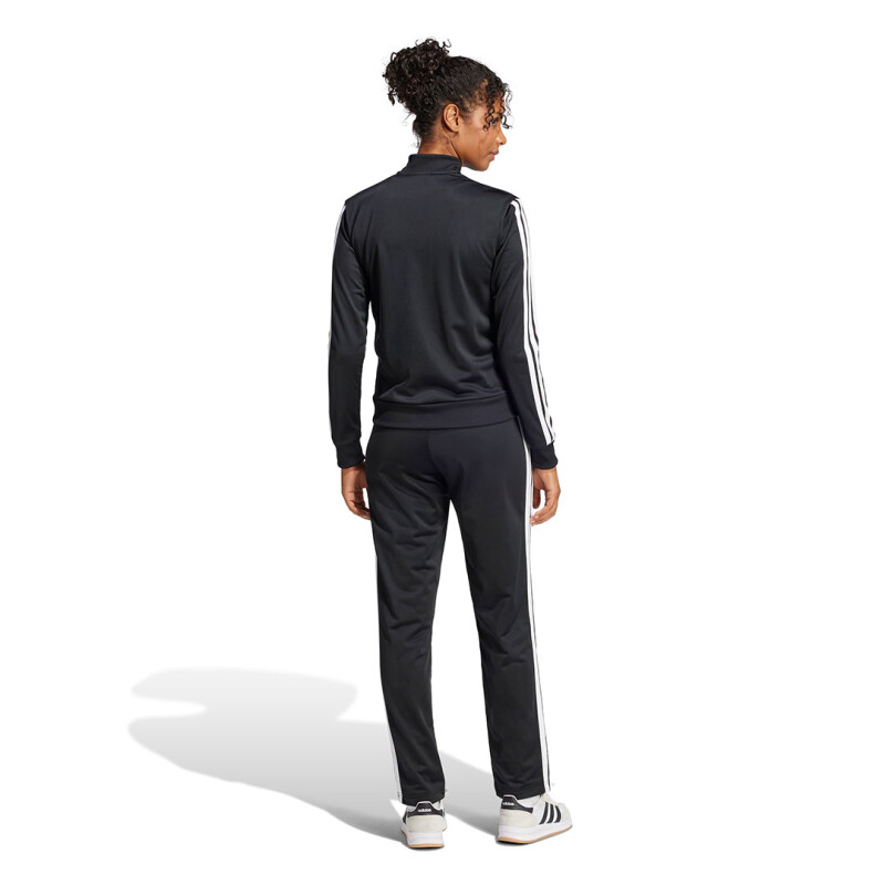 Equipo de Mujer Adidas Essentials 3 Tracksuit Negro - Blanco