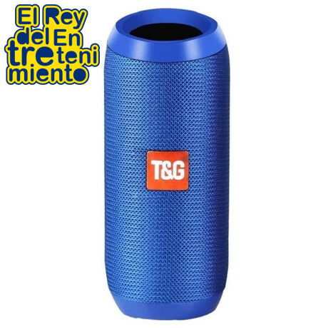 Parlante Bluetooth TyG Premium R/agua Manos Libres Azul