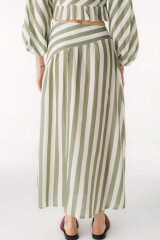 Falda Zeia Rayas Verde