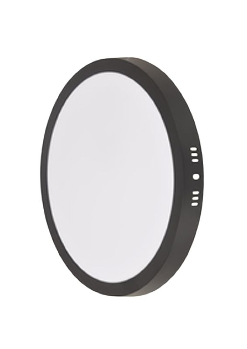 PANEL LED ADO. 18W 3000K REDONDO NEGRO 