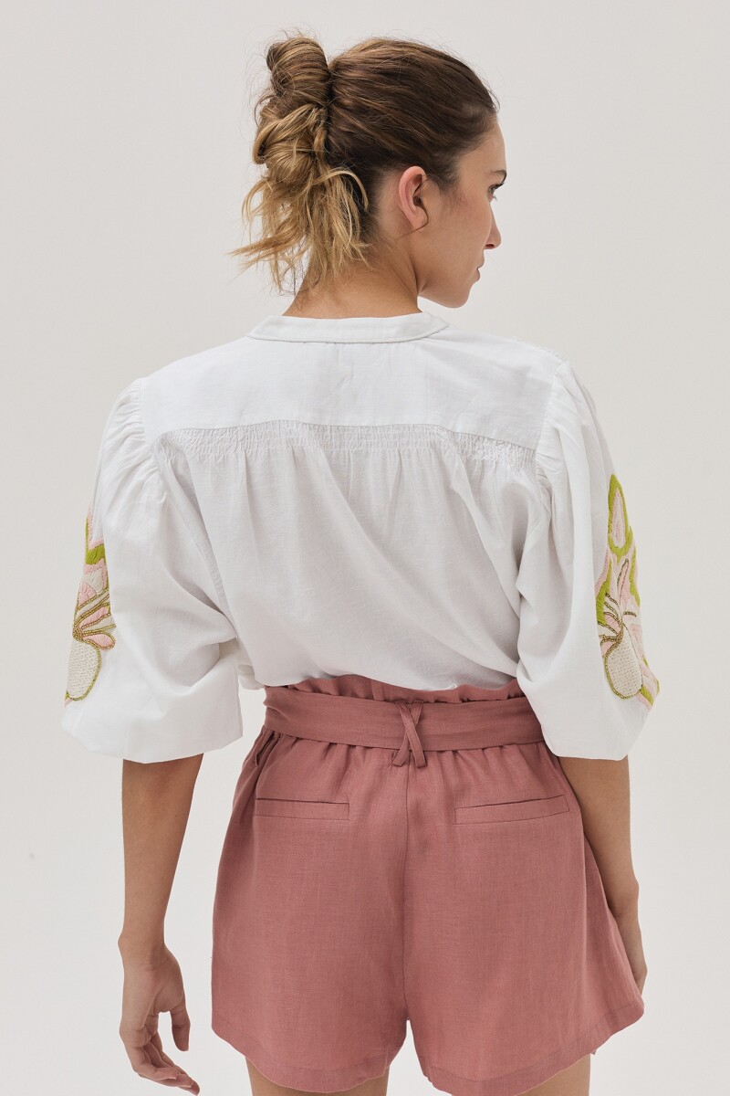 Camisa Begonia Blanco