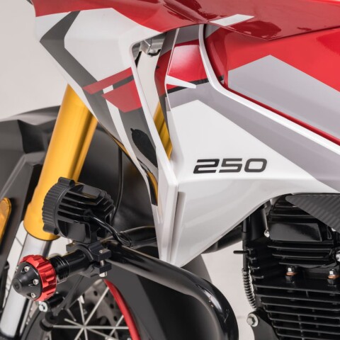 Moto Buler Rally 250cc Rayos V4 2026 Rojo
