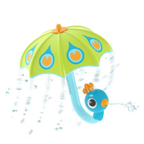 Fill n Rain Paeacock Umbrella Juego de baño Yookidoo Fill n Rain Paeacock Umbrella Juego de baño Yookidoo