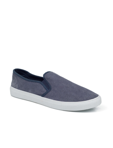 Zapatilla canvas azul