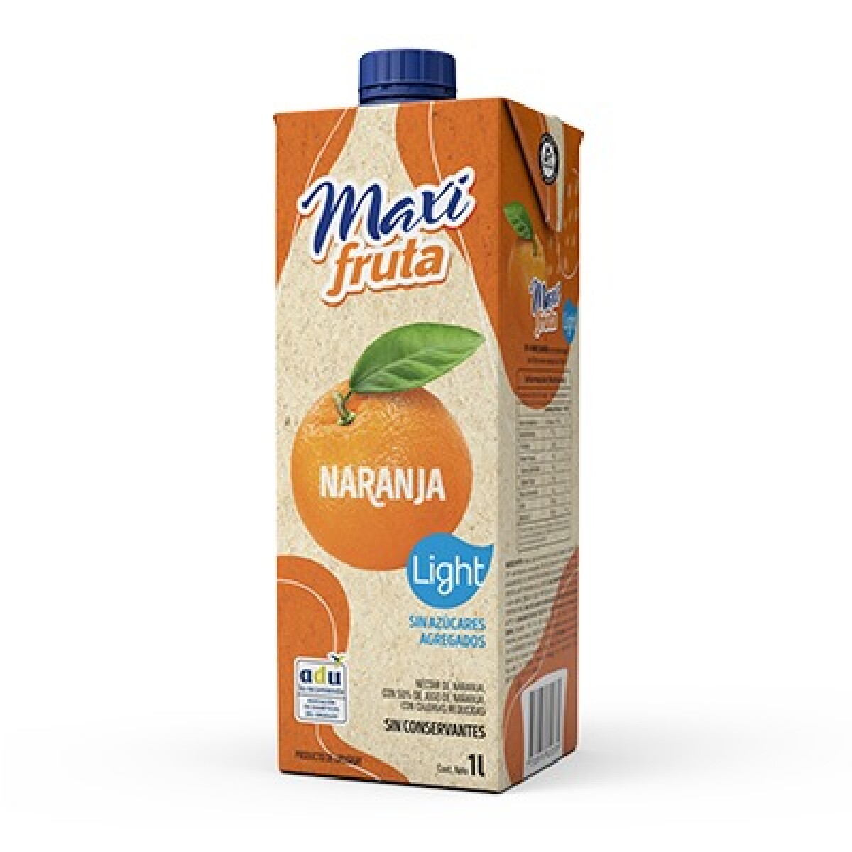 JUGO DE NARANJA LIGHT MAXI FRUTA 1L 