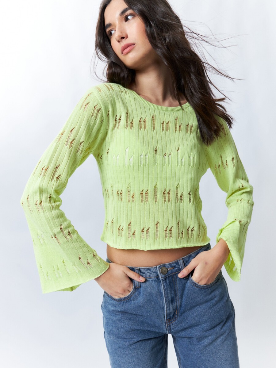 SWEATER EMILIA - Verde Claro 