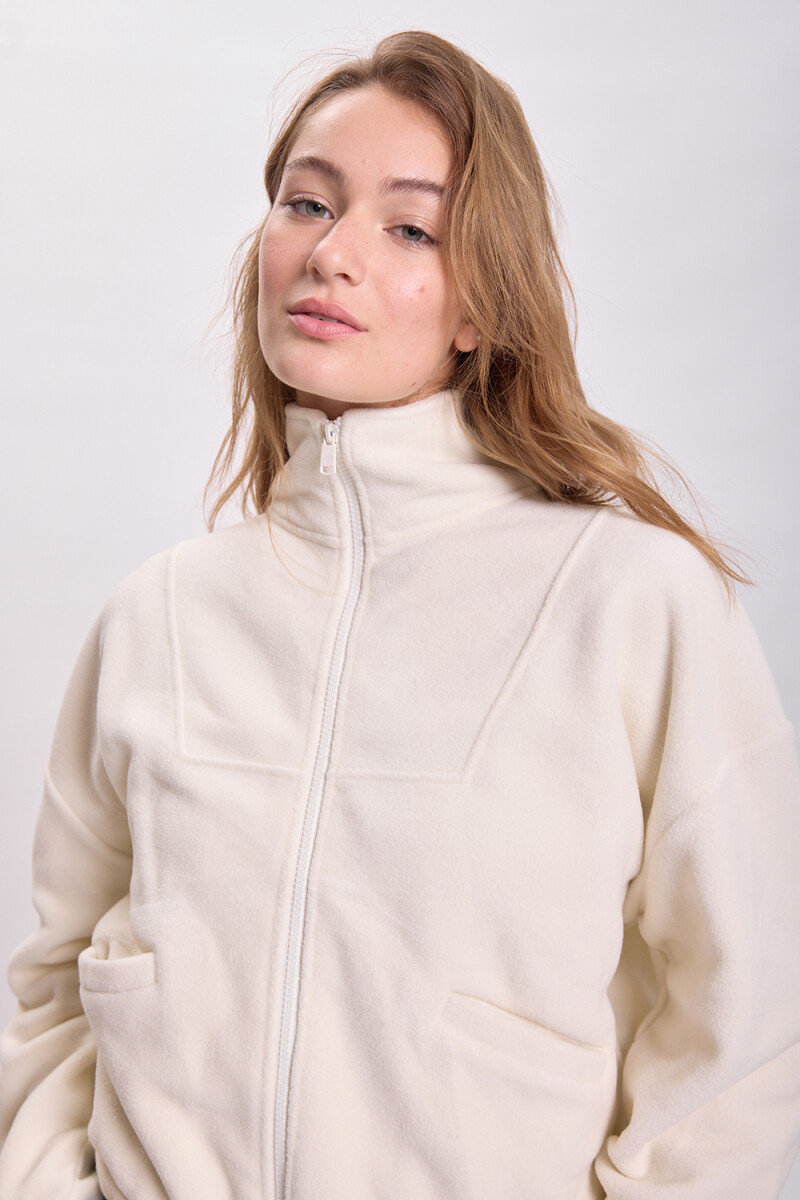 Campera polar - Crudo 