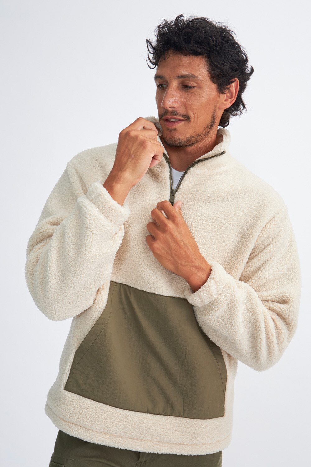 Sudaderas shop medio cierre
