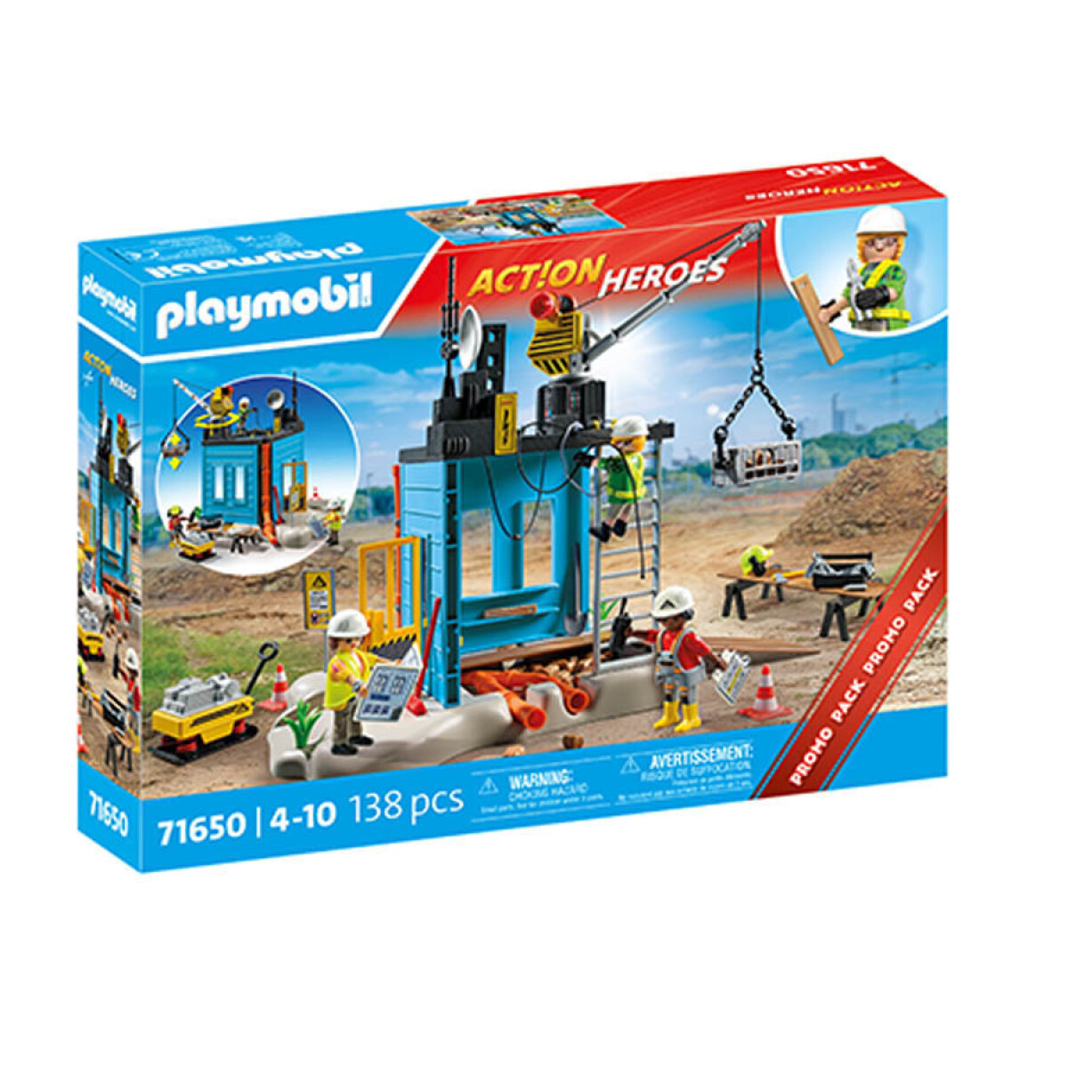 Playset Playmobil Construcción Con Accesorios Ub 