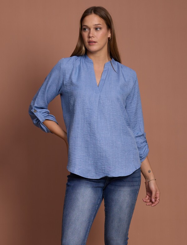 Blusa Solid AZUL