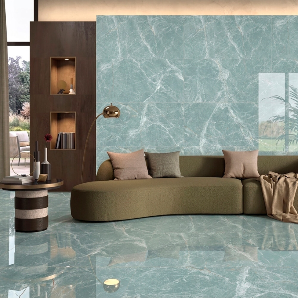 PORCELANATO OXIDO AQUA 60x120 CM POL SPECIAL COLOR Porcelanato Oxido Aqua 60x120 Cm Pol Special Color