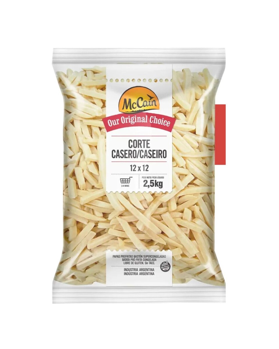 PAPAS CORTE CASERO 12X12 2,5KG MCCAIN 