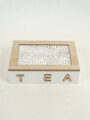 Caja Para Té Leaves, 6 Separadores Color Unico