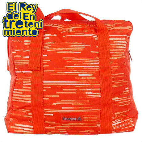 Bolso Reebok Original Deportivo Gym Grande P/ Dama Naranja