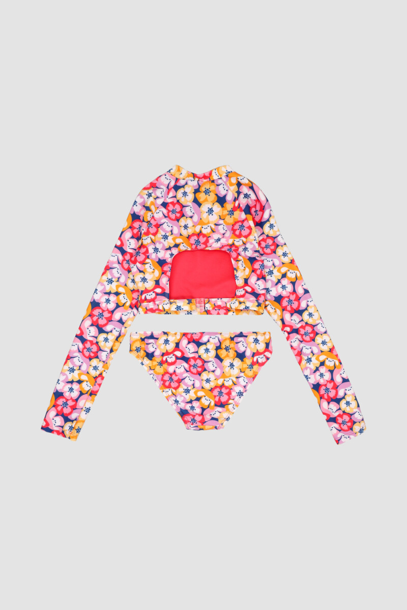 Set dash manga larga 6-18a Boom floral