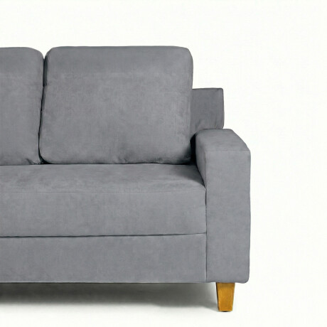 Rinconera Lucci - Tela Microfibra - Chaise izquierdo Berlin 06 (Grafito)