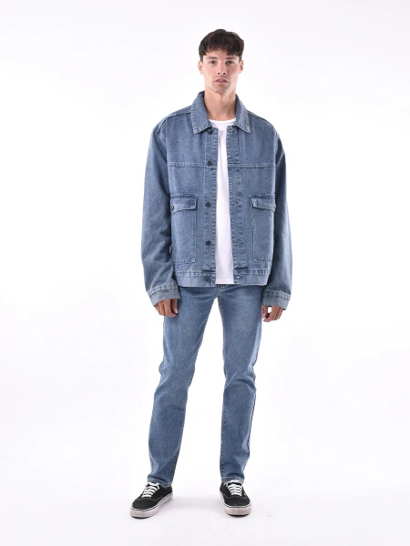CAMPERA DENIM BOYAN AZUL