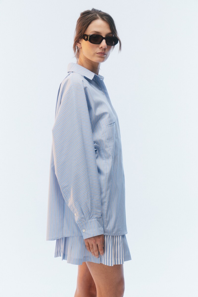 CAMISA MATILDA Celeste