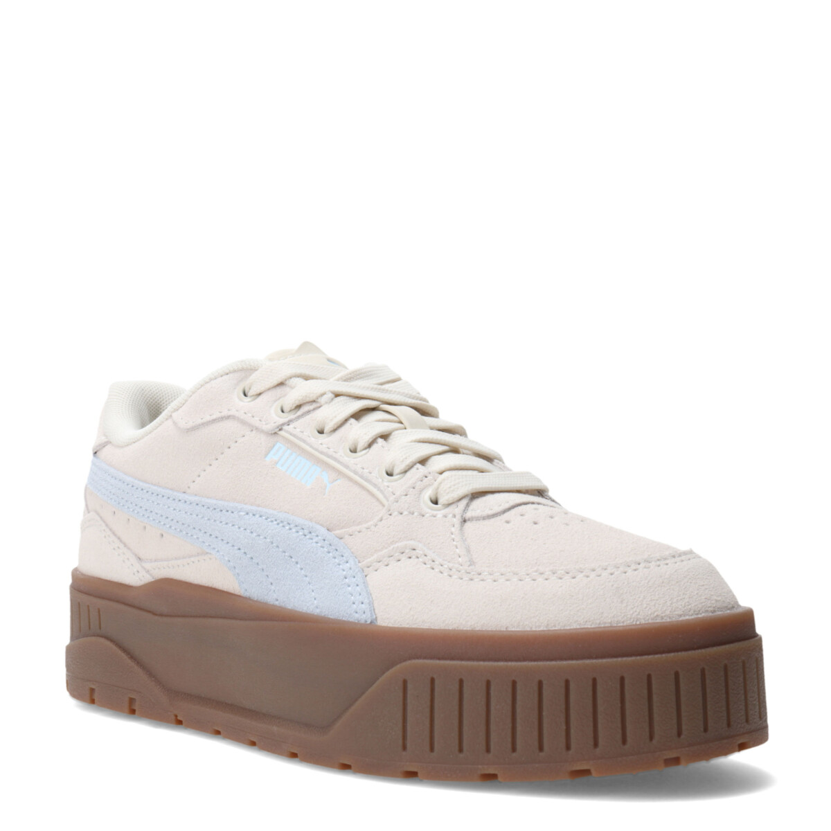 Championes de Mujer Puma Karmen II Idol SD Puma - Beige Arena - Celeste 