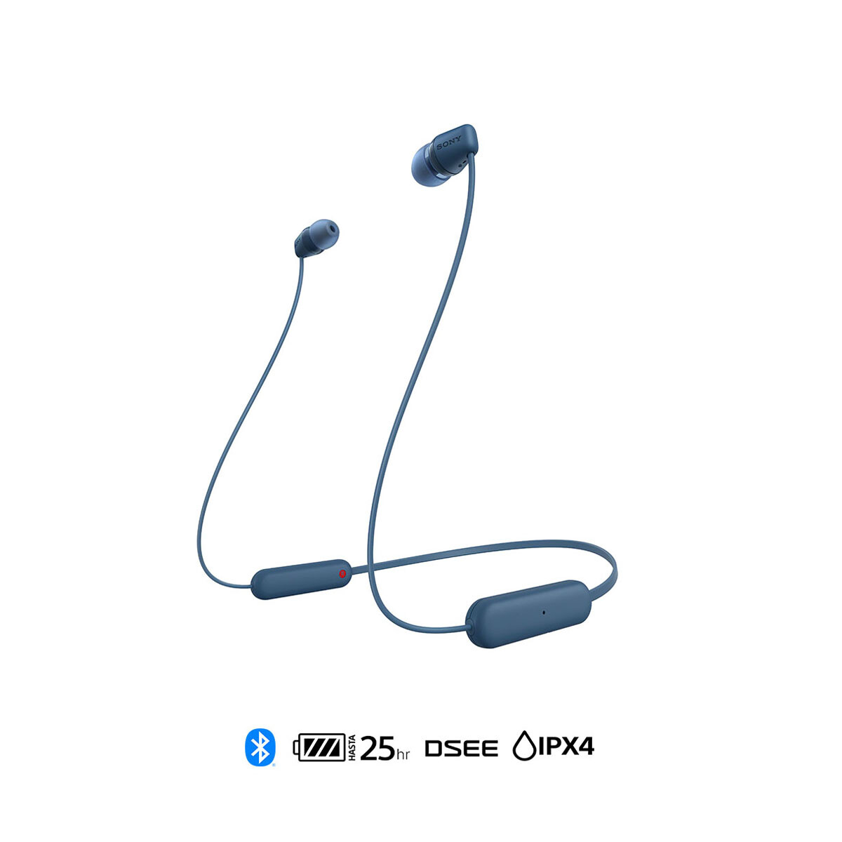auriculares sony bluetooth inalámbricos in ear wi-c100 