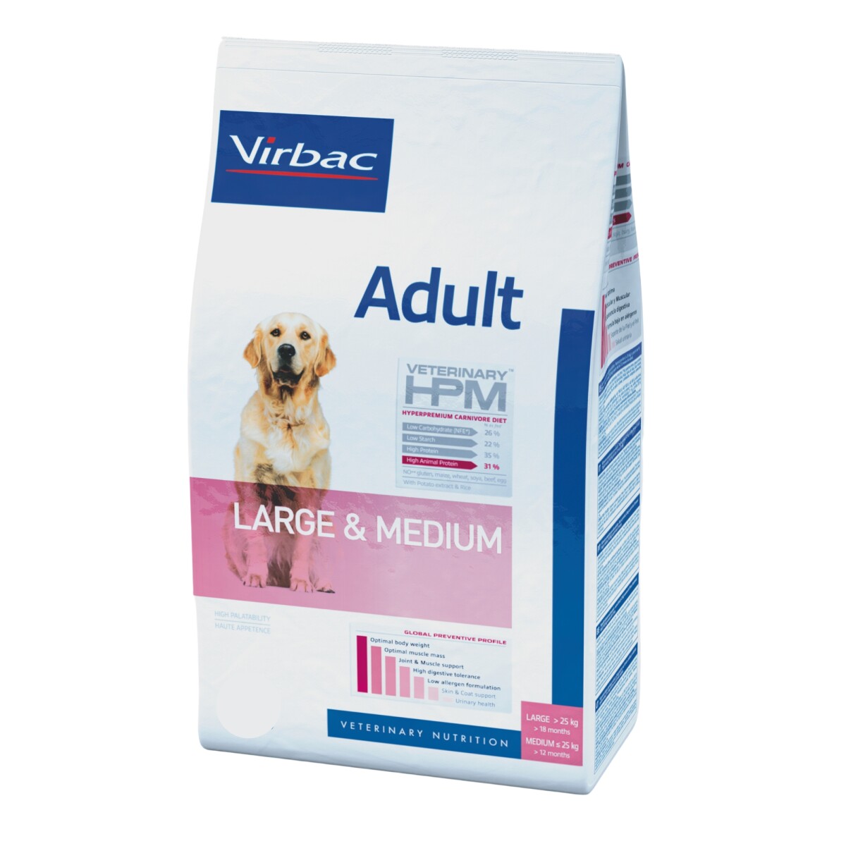 Hpm Adulto Perro Grande & Mediano 3 Kg 