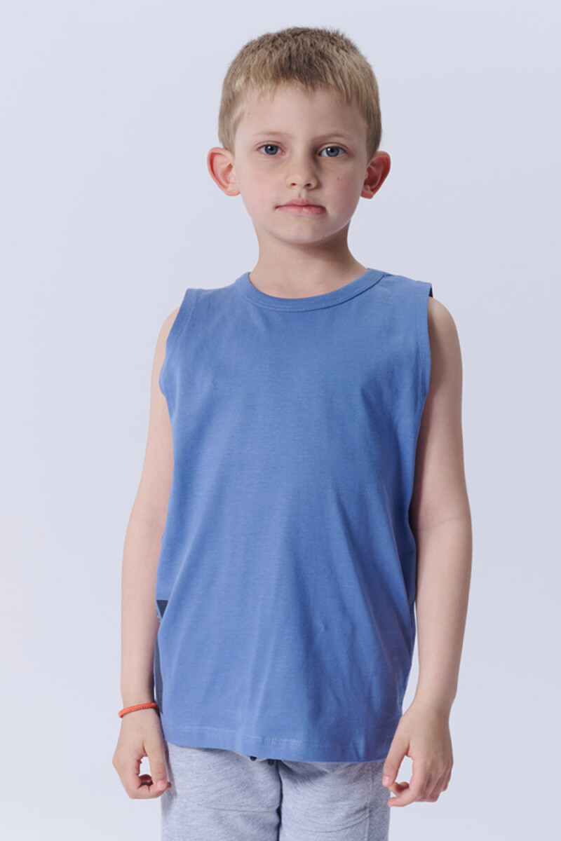 Camiseta sin mangas - Undiscovered Azul 