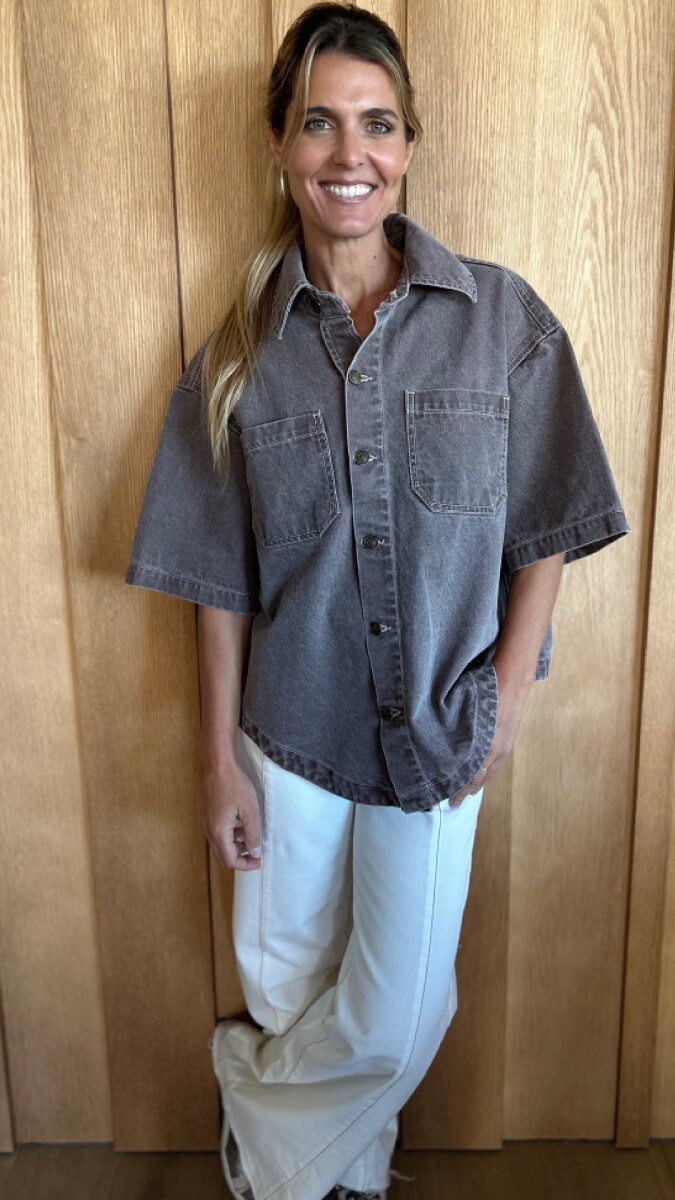 Sobrecamisa Sol - Denim Tostado 