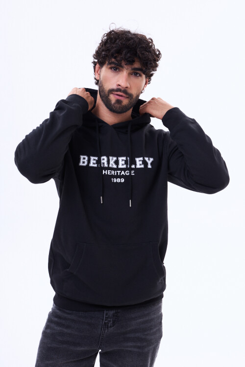 Buzo de felpa Begur Negro