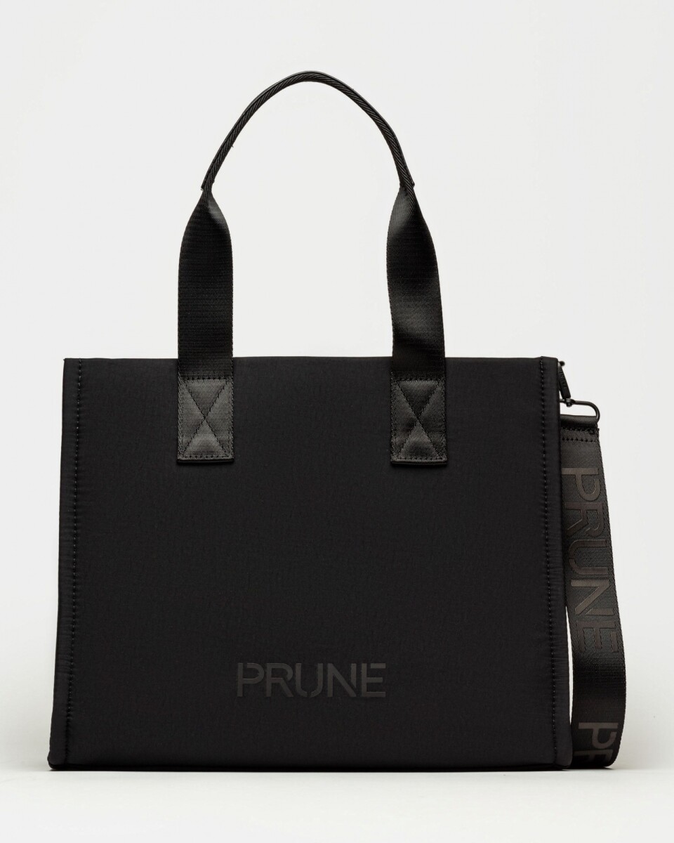 Cartera de mano Flight en nylon washed - Negro 
