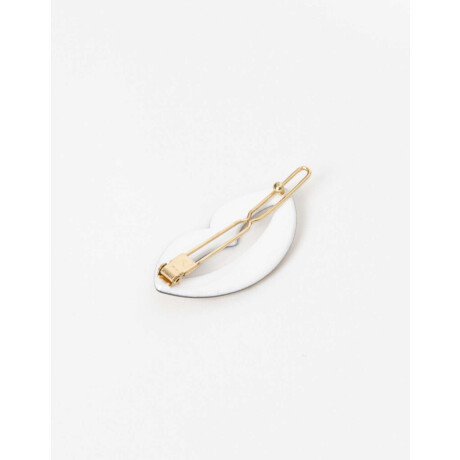 Hebillas Francesas Acrilico Combinacion Bicolor